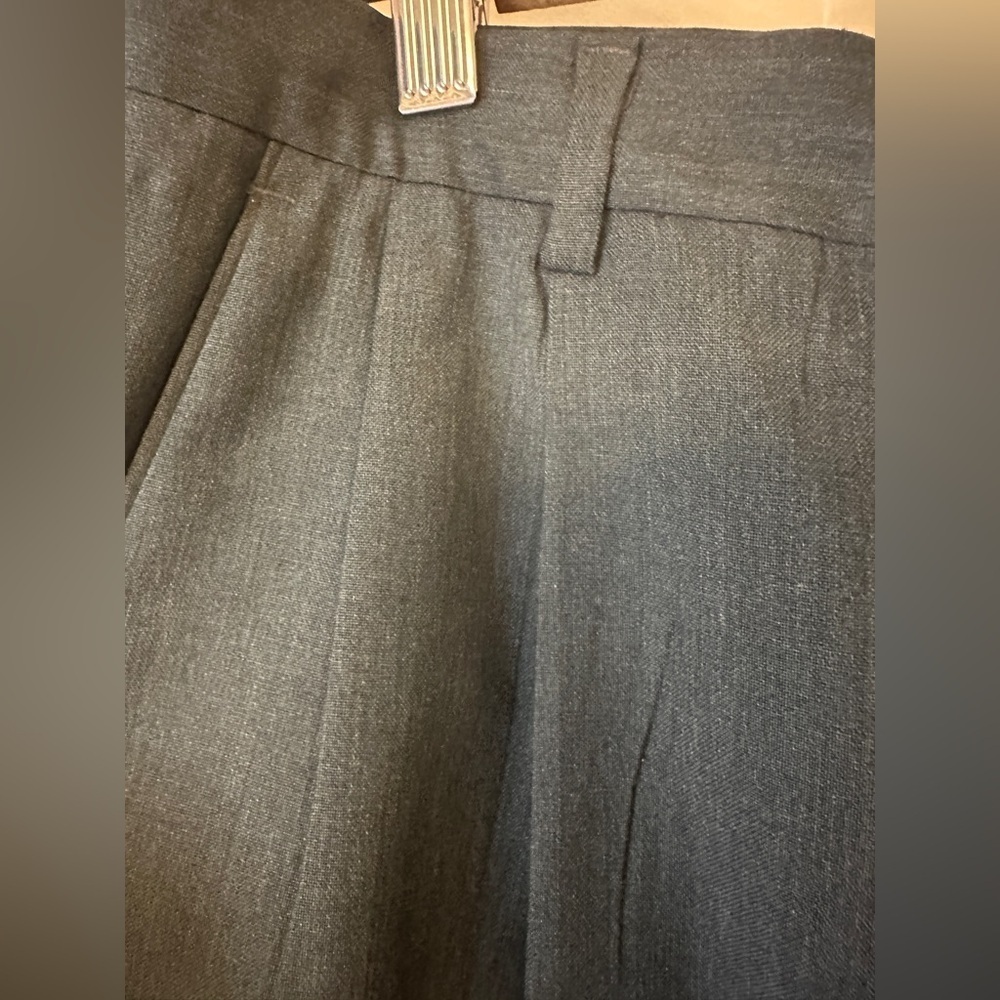 Valentini VINTAGE Pants Size 48 Euro 36 US Charcoal 100% Wool Rare! Italy - Picture 3 of 12